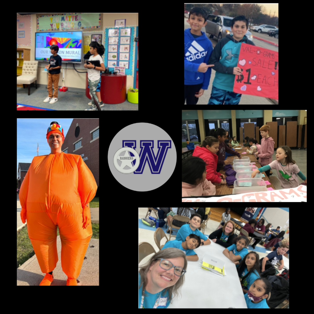 Photo Collage of Wilson Elementary Service Projects
